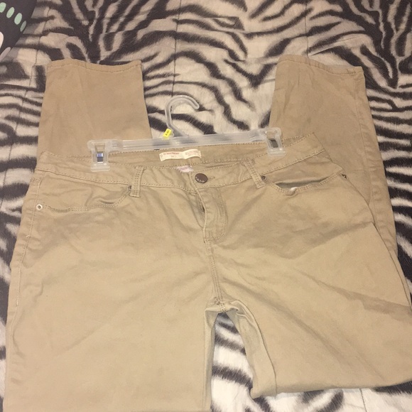 No boundaries khaki pants Clearance